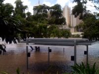 The Brisbane rivers enters more of the South Bank parklands