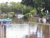 The car park of the Breakfast Creek Hotel